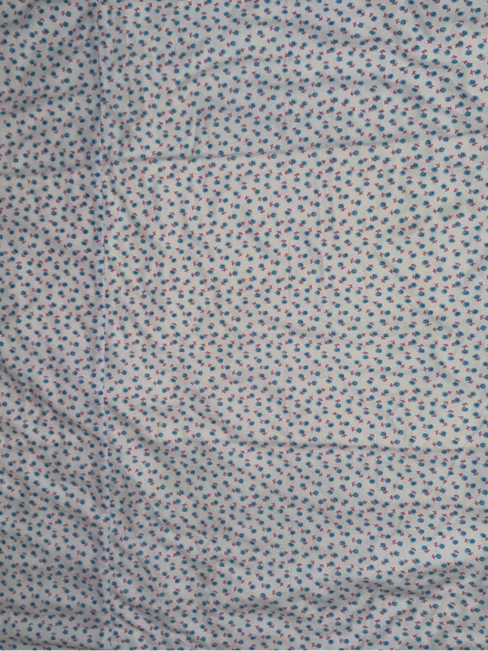 Turquoise Patchwork Quilted Bedspread with Multicolor Blocks - Picture 5 of 7